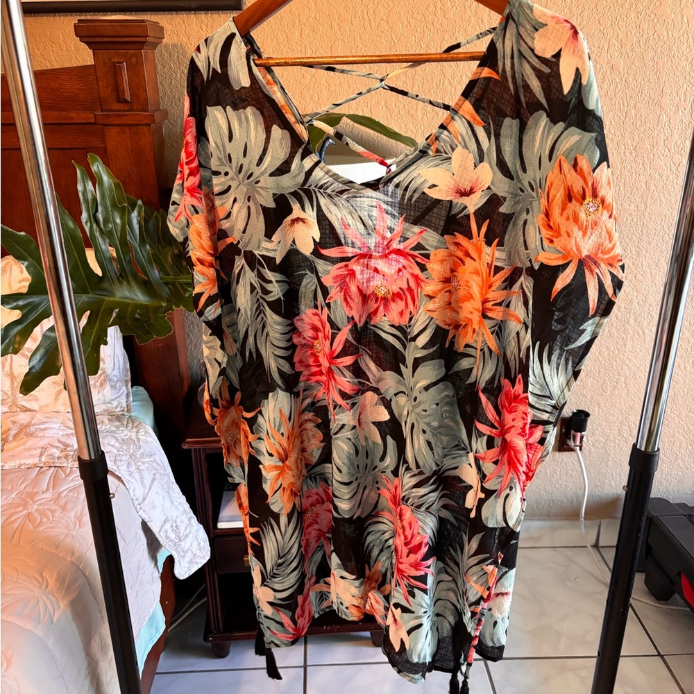 Floral Swim Cover